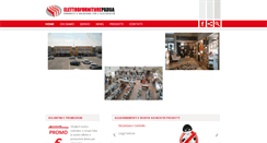Desktop Screenshot of elettroforniturepadua.com